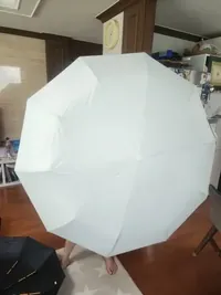 Haven Umbrella customer photo 1: The blackout lining is great in the heat.